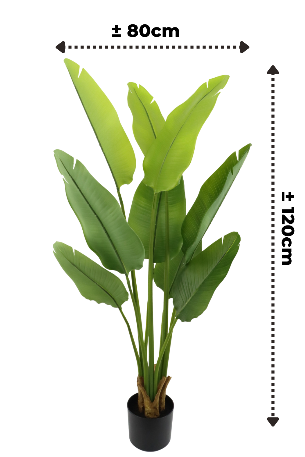 Kunstplant Strelitzia 120 cm