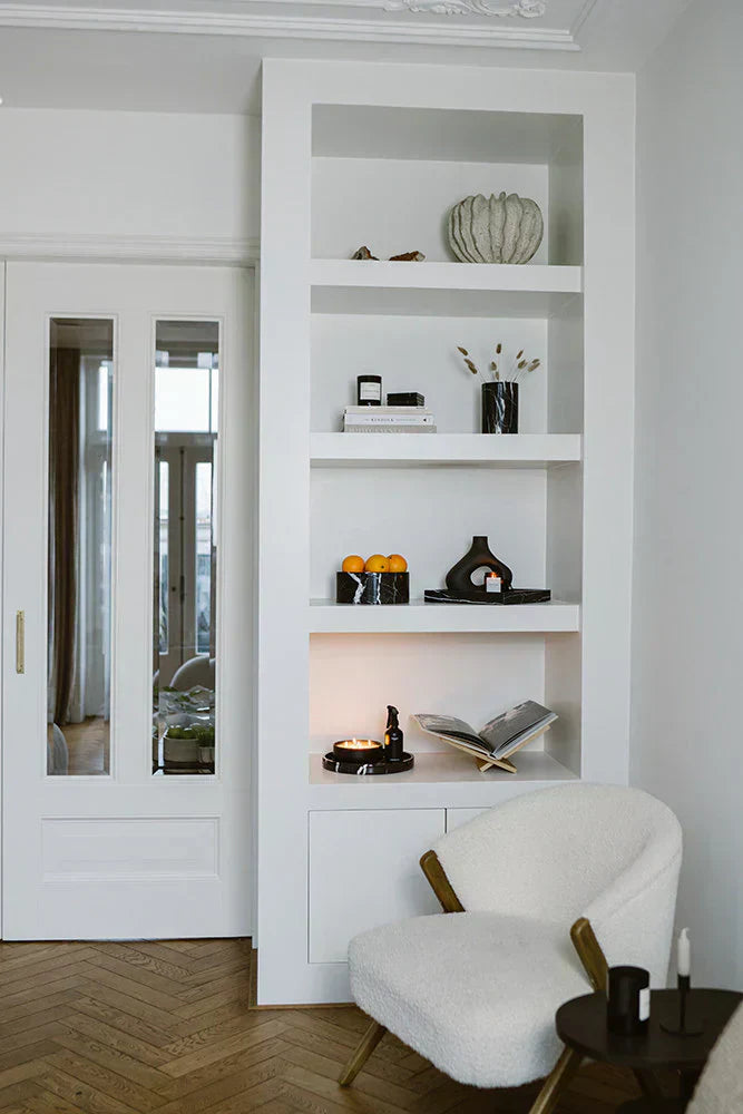 vaas/wijnkoeler zwart Ø12x18 cm